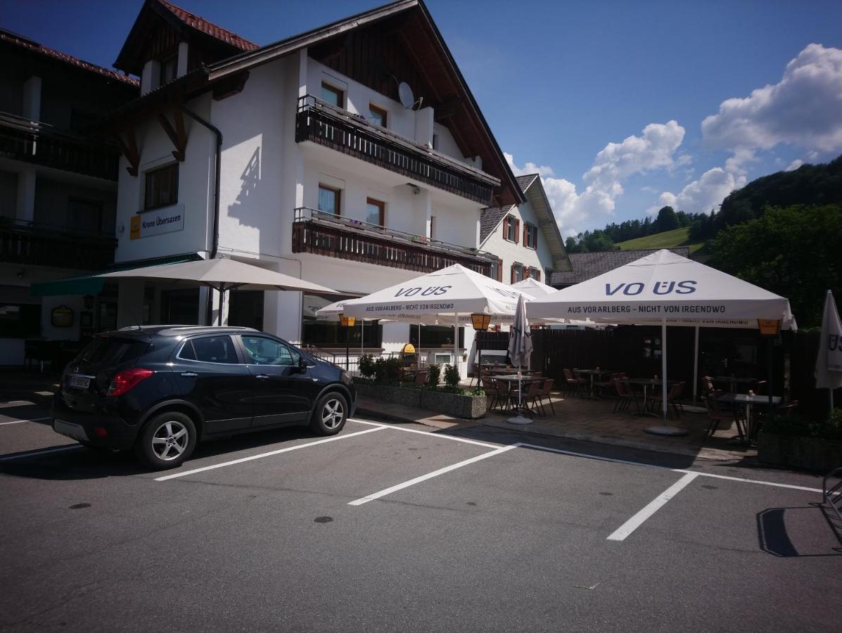 Gasthaus Krone Ubersaxen Exterior foto